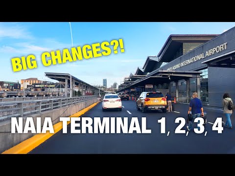 BIG CHANGES at NAIA (Ninoy Aquino International Airport) | Terminals 1-2-3-4 Drive Tour Philippines