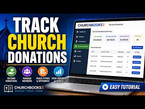 How to Record Tithes & Offerings Online video thumbnail