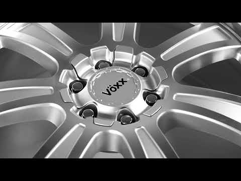 Turin - Silver Machined Face Silver Mirror Machined Face and Lip by Voxx Road Wheel