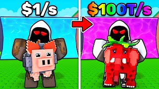 Starting Over Using ONLY ROBUX In Escape Tsunami For Brainrots..