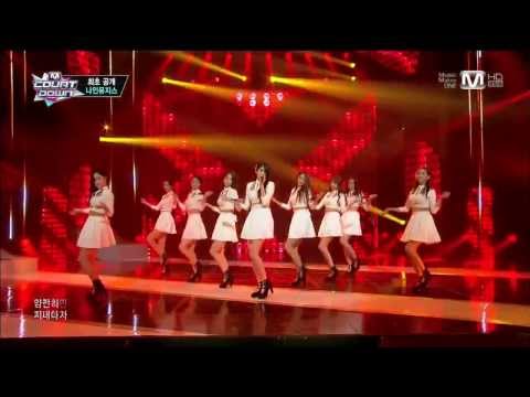 Nine Muses - Glue 나인뮤지스 - 글루 [live on Mnet M Countdown comeback stage 131205]