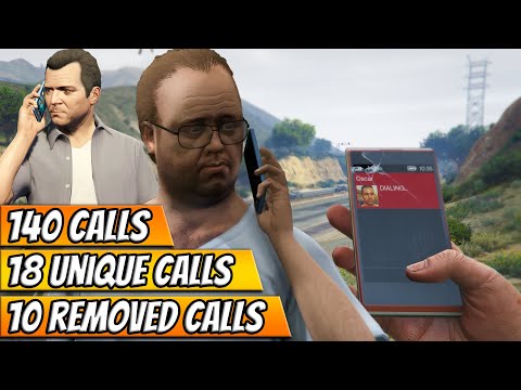 All Unique and CUT Phone Calls in GTA 5 Story Mode