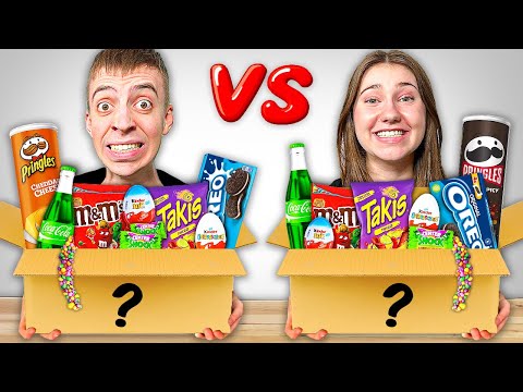 CLASHGAMES vs FREUNDIN! 😲 XXL SÜßIGKEITEN MYSTERY BOX OPENING! 🎁