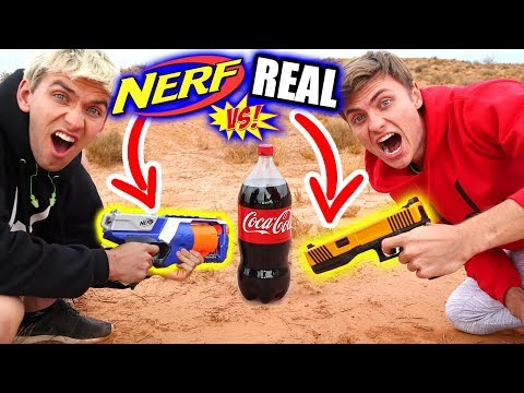 NERF EXPLODING SODA!! Video