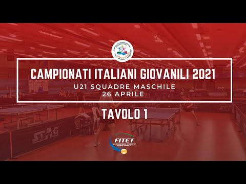 ITALIANI GIOVANILI 2021 - U21 SQUADRE MASCHILE - CAMPO 1