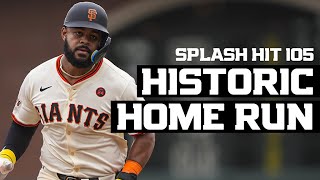 Heliot Ramos Becomes First Righty EVER to Homer to McCovey Cove | Oracle Park Splash Hit 105