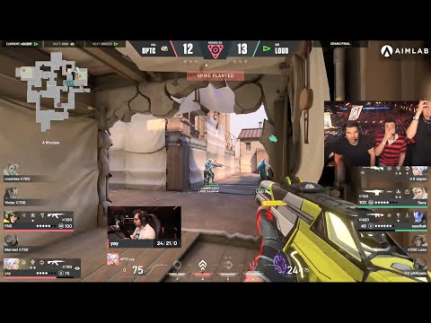 OPTC yay Crazy Flank To Save OPTIC In Overtime | OpTic Gaming vs LOUD | VCT 2022