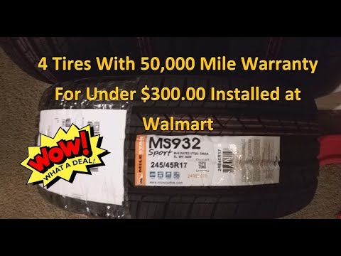 Tire Review - MS932 SPORT -  Under $300.00 installed from Walmart