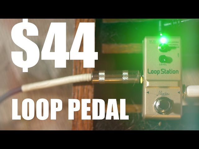 Vídeo relacionado con Pedal de guitarra eléctrica Loop Station Rowin Looper con 11 opciones de reproducción y bucle de 10 minutos para una creatividad sin fin