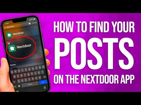 How To Find Your Posts On The Nextdoor App Quick Guide