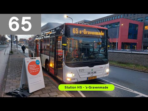 [HTM Den Haag] Trajectfilm Lijn 65 Station HS - 's-Gravenmade v.v. | 4K