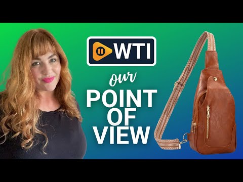 Sling Bag for Women Crossbody Backpack Fashion Fanny Pack Chest Bag for Travel Faux Leather Waist Packs with Guitar Strap(BROWN) - WTI product video review