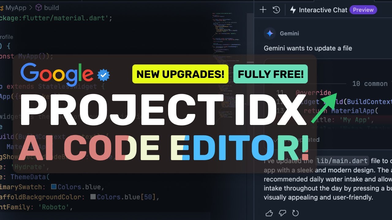 Google's Project IDX (Agent Mode) : This FREE AI Editor BEATS Cursor, V0 & BOLT!