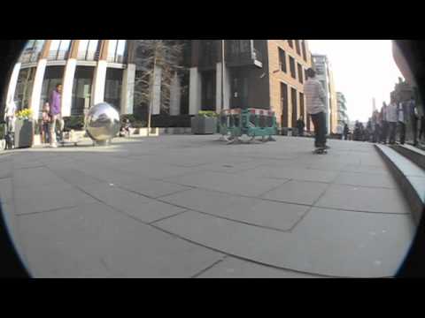 Kickflip north down st pauls 5