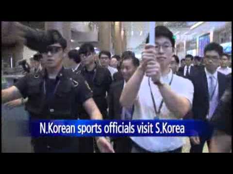 N.Korean sports officials visit Seoul for pre-Asiad events / YTN