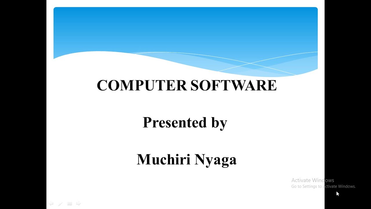 Computer Software