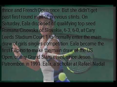 Filipina Alex Eala makes US Open juniors debut vs tough Aussie