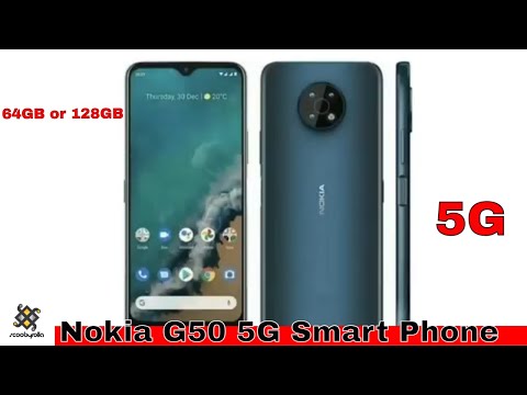 Nokia G50 5G Dual SIM 4G LTE NFC 64GB/4GB Unlocked Android Smart Phone - Blue