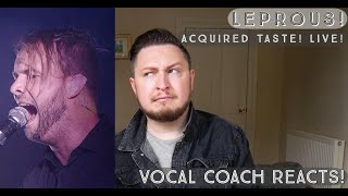 Vocal Coach Reacts! Leprous! Acquired Taste! Live!