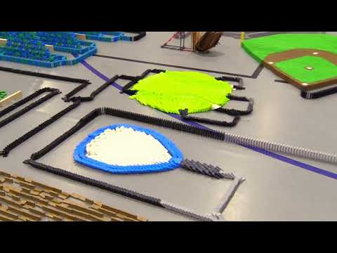 900,000 dominoes world biggest record 2019