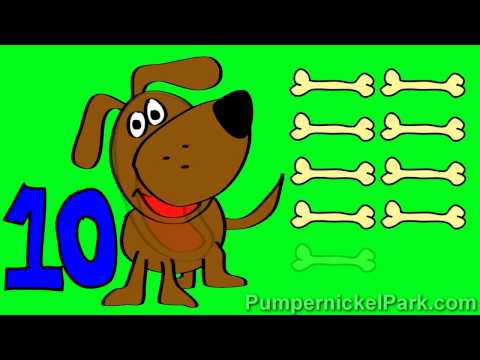 Doggy Numbers 6 to 10: Count Dog Bones Numbers 1 to 5 Stories for Children Books Edu Early Learning