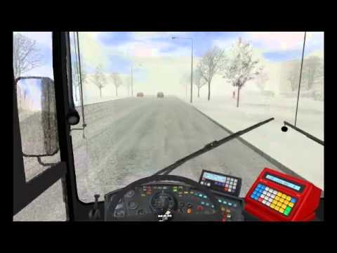 Omsi Bus Simulator 2011 MAN NL202 Voith Gearbox in the Snow