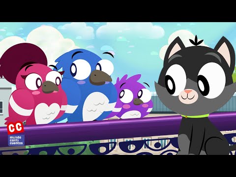 Los Alambres De Teléfono, Canticuentos, Video Animado - Mundo Canticuentos