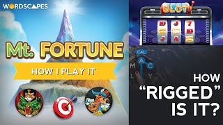 Wordscapes Mt. Fortune - Is it rigged S1E02