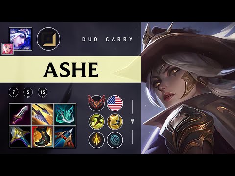 Ashe ADC vs Jinx - NA Grandmaster Patch 25.24
