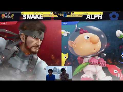 Pink's Spicy Invitational - Pools - IcySea (Snake, Ness) vs Pink (Alph, K. Rool)