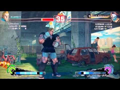 SSF4 AE:2012 JumboDon (Abel) vs G3RM4N LUG3R (Vega)