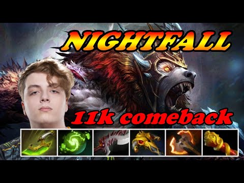 Nightfall Ursa amazing 11k comeback | Dota 2 New Frontier | Dota 2 Pro Gameplay