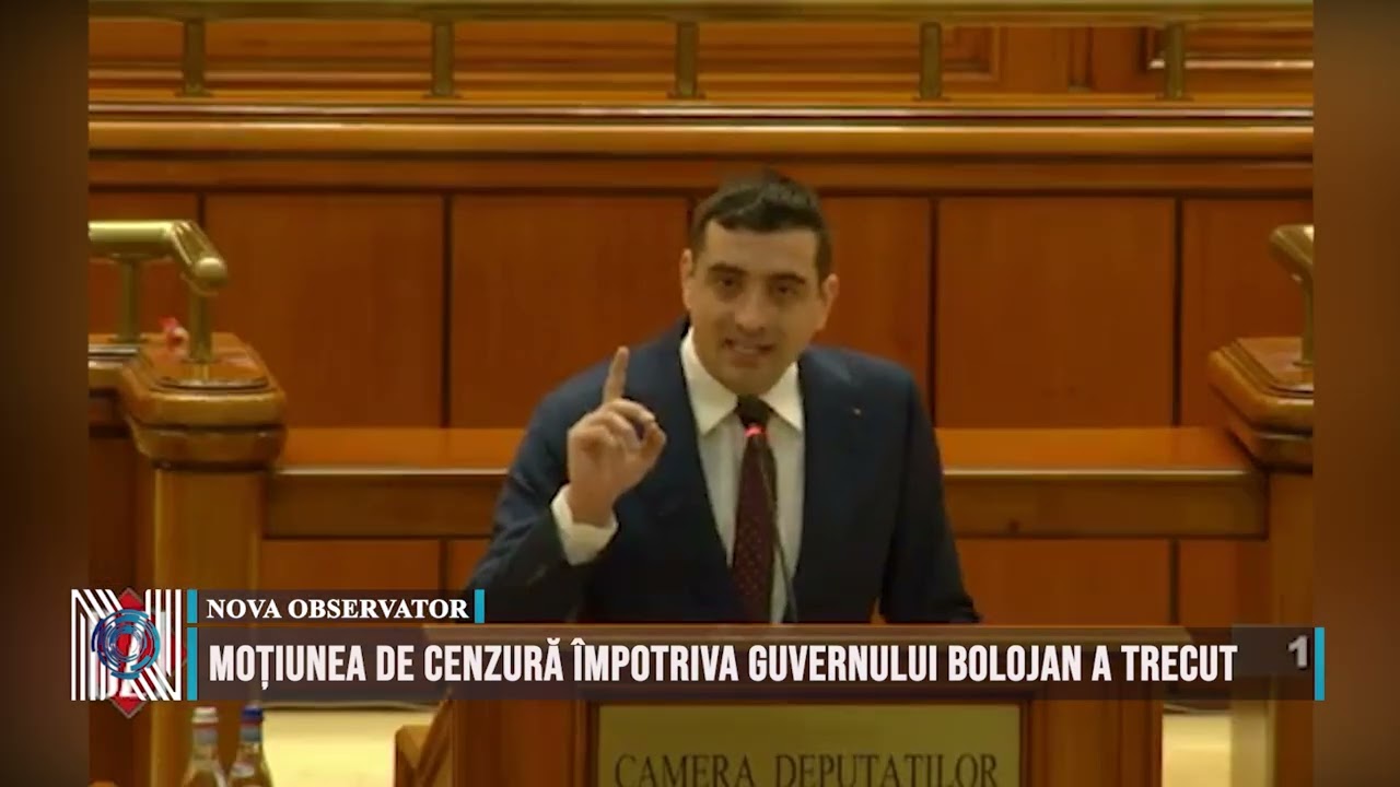Moțiunea de cenzură împotriva Guvernului Bolojan a trecut