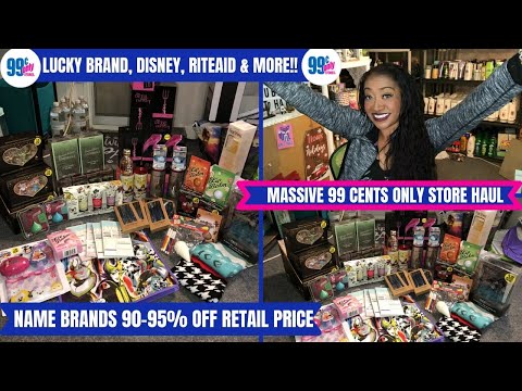 MASSIVE 99 CENTS ONLY STORE HAUL~NAME BRAND FINDS 90-95% OFF RETAIL PRICE 😱AWESOME FINDS~MUST WATCH Video