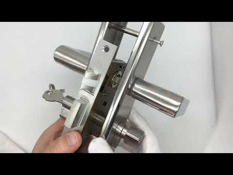 Stainless Steel 304 Home Security Privacy Mortise Front Entrance Door Lock