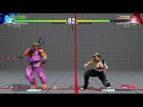 SFV - Mikeand1ke12 (Laura) Vs hunterxninja (Ryu) #2