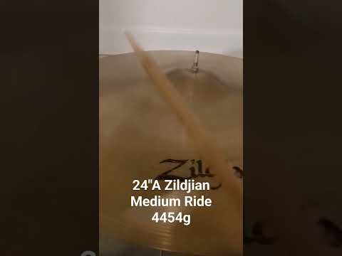 Zildjian 24" A. Medium Ride 4454g. CO Stamps 1981-1994 Stamp Ride Cymbal 1970s - Traditional image 8
