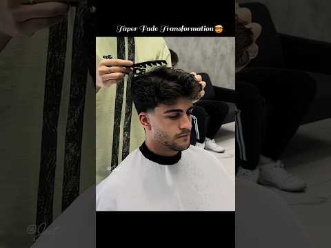Taper Fade Transformation 🤯#looksmaxxing#shorts