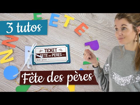 3 idées cadeaux Fête des Pères - DIY