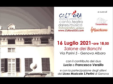 Rassegna CULT'ORA 2021 : Partecipanti