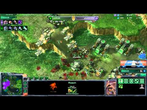 StarCraft 2   aAaNerchio Z vs  LucifRoN T   Commentary by SaharaDrac