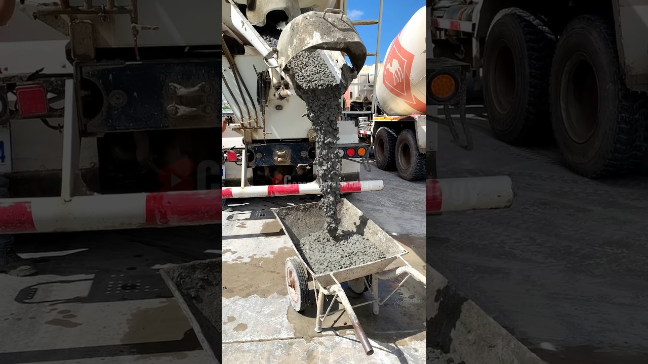 M70 Look Like The Best Workable #concrete #construction #concretework #mixing #youtubeshorts #short