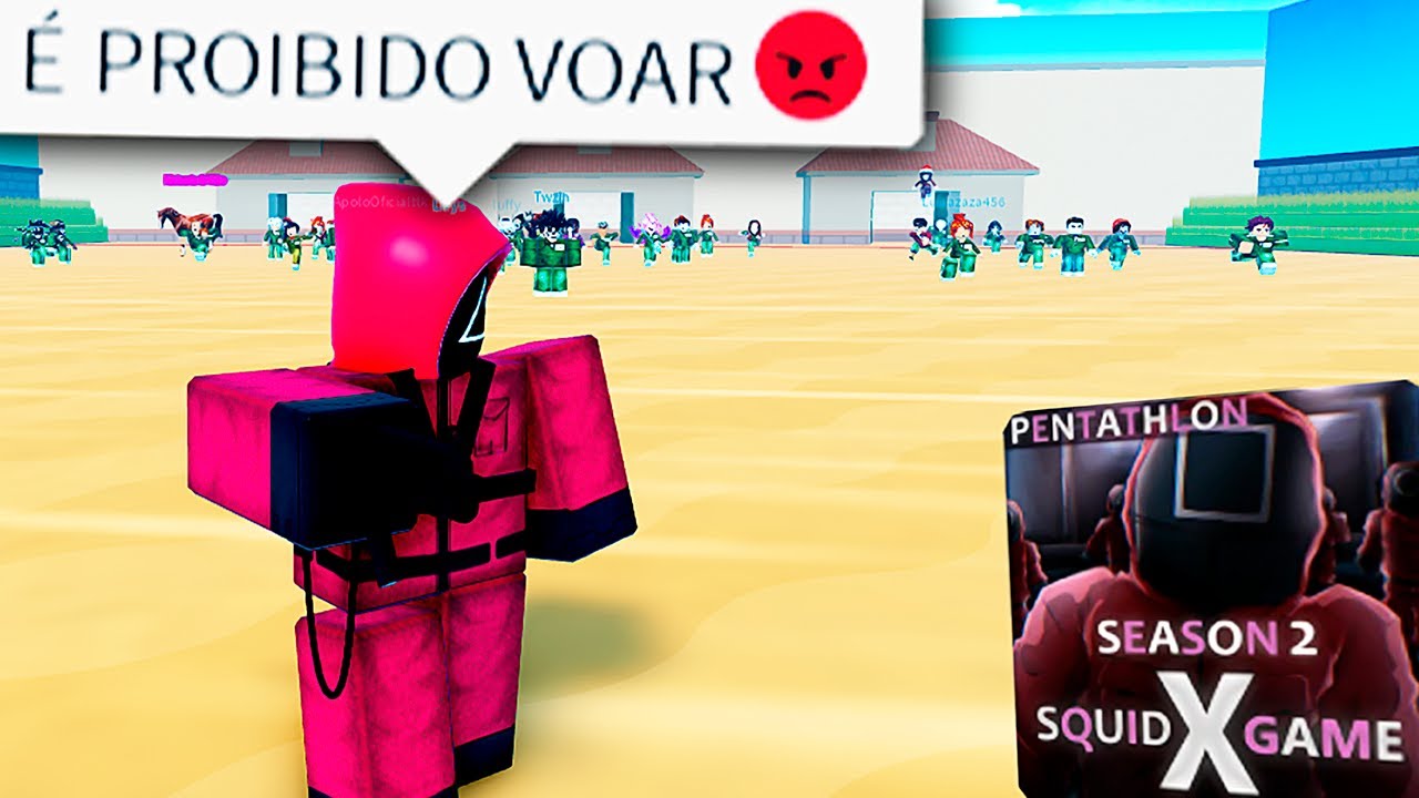 VIREI GUARDA E ATIVARAM SCRIPT PARA ME IRRITAR NO SQUID GAME 2 (ROUND 6)