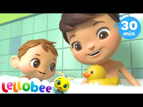 La canción del baño | Nanas para bebés | Lellobee  Canciones Infantiles