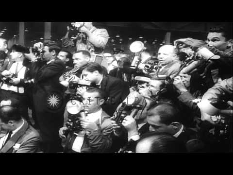 Winner Miss Argentina, Norma Beatriz Nolan, with crown on her head. HD Stock Footage