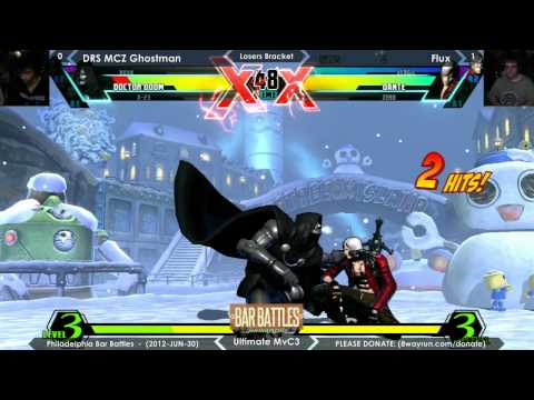 Bar Battles #2 - UMvC3 Losers - DRS MCZ Ghostman VS Flux