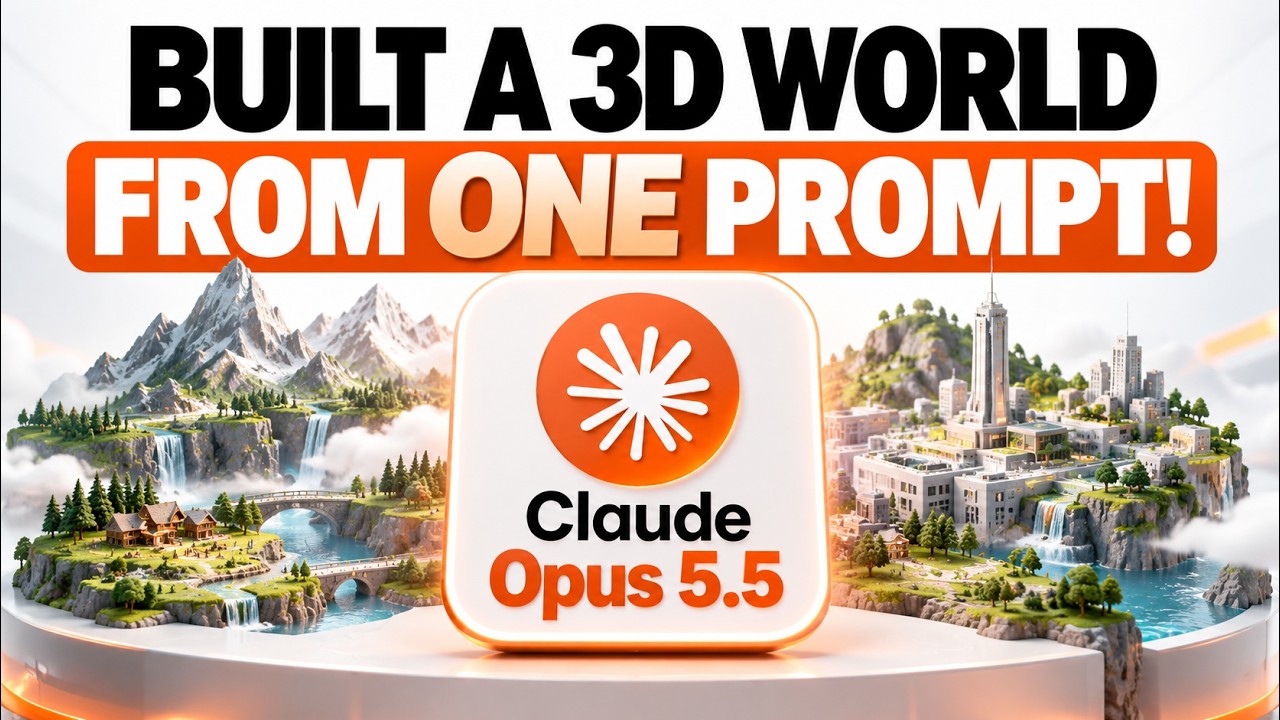 Claude Opus 5.5 Just Built a 3D World From ONE Prompt!