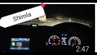 Night drive from Delhi to Shimla expressway travel
