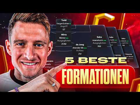 The 5 best formations in FC26! (With tactics)