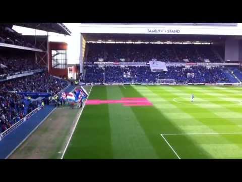Rangers V. Berwick - Pre Kick-Off - Simply The Best, Penny Arcade.